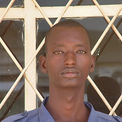 Guards outside a shop. Bujumbura, Burundi # 2 © 2006 Jan Oberg, TFF