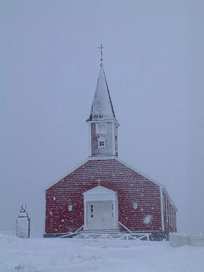 Nuuk's Cathedral in the old Colony Harbour in Nuuk, Greenland @ Jan Oberg, TFF 2005