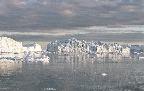 The Ice Fjord Midnight Sun @ Gitte Arvegaard 2005