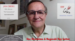 On Hiroshima & Nagasaki Days talk about the harm nuclear weapons do today without being used