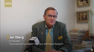 Jan Oberg on CCTV – China’s national television and CGTN, reaching over 500 million